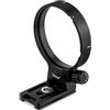 Haoge LMR-SM140S Anello di montaggio per treppiede per Sigma 100-400 mm F5-6.3 DG DN OS Lens Sony E, Fuji X Mount, L Mount e 105 mm F1.4 Art Lens Collar piede di ricambio base integrata Arca Swiss