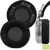 GEEKRIA Comfort Velour - Cuscinetti auricolari di ricambio per Hifiman HE400SE HE400 400I 400S HE560 560I HE500 HE300 HE350 Cuffie Cuscinetti auricolari, cuscinetti auricolari per cuffie (nero)