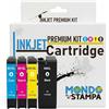 MONDO STAMPA 950XL 951XL Cartucce d'inchiostro Sostituzione per HP 950 951 XL Compatibile con Officejet Pro 251dw 276dw 8100 8600 8610 8615 8620 8640 (1/Nero, 1/Ciano, 1/Magenta, 1/Giallo