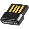 Greatzer Chiavetta Bluetooth 5.4 per PC Bluetooth USB Adattatore Bluetooth Trasmettitore Low Latency，Plug & Play für PC,Mouse, Tastiera, Cuffie, Telefono Cellulare, Altoparlanti con Windows 11/10/8.1（Nero)