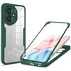 RonRun Cover per Honor 400, 360 Gradi Antiurto Custodia con Protezione Schermo Integrata Trasparente Rugged TPU Bumper Doppia Protettiva Cover per Honor 400 - Verde