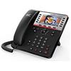 Swissvoice - Telefono da Tavolo IP Sip CP2505G, Black-Silver, Schermo da 4,3 Pollici a Colori, 6 Perline Sip, Poe