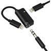 Aksenli Adattatore Lightning a Jack 3.5mm Cuffie(2 in 1)per iPhone 14 13 12 11Pro Max Aux Audio Cavo per Apple Caricatore Adapter Ricarica Auricolari Cavetto Sdoppiatore per iPad Headphone Auricolare Splitter
