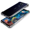 SCL Cover Nokia 8.1 Cover Nokia 8.1 Case, Morbido e Resistente all'Usura e ai Graffi, Paraurti Anti-collisione, Trasparente Custodia in TPU-HD Chiaro, per Nokia 8.1