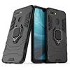 MaiJin Compatibile con OPPO A12, OPPO A7, AX7, OPPO A5s, AX5s Cover, Custodia Armor Anello Cavalletto (Funziona con il Supporto Magnetico per Auto) Case Paraurti (Nero)