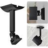 Dinghosen Supporto altoparlanti a parete o a soffitto per Samsung SWA-9200S SWA-9100S SWA-9000S SWA-8500S Altoparlanti posteriori, inclinabili e rotabili, regolabili per altoparlanti Samsung con foro di blocco