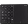 Topiky Tastierino Numerico Wireless con Touchpad, Tastierino Numerico Bluetooth per Laptop, Tastierino Numerico Wireless BT Dual Mode a 22 Tasti, Tastiera Numerica Portatile 2.4G 2 in 1 (Nero)