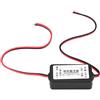 Tbest Adattatore di alimentazione del raddrizzatore del condensatore del filtro 12V, raddrizzatore del filtro del condensatore del relè di della telecamera retrovisiva auto