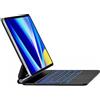 Earto Custodia per iPad Air 11 con tastiera, Magic Style Keyboard iPad Pro 11 (4/3/2/1G), design con trackpad, illuminazione a 7 colori, nero