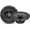Caliber Set di Altoparlanti Auto Caliber 120W - Set da 2 Altoparlanti per Auto - Altoparlanti Coassiali a 3 Vie - 50W RMS - Altoparlante ad Alta Frequenza da 30mm Mylar Dome - Nero - 6,5 Pollici
