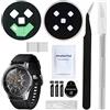 ZHUROUPU Lente in Vetro Posteriore per Samsung Galaxy Watch Porta Posteriore Copertina di Copertura in Vetro con Adesivo (Nastro Pre-Tagliato) e Kit di Riparazione di pellicole di Vetro