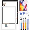 LADYSON Touchscreen per Amazon Kindle Fire HD8/HD8 Plus Tablet 10a Generazione 2020 Schermo Digitizer K72LL3 K72LL4 Touch Screen Sostituzione Kit de Riparazione(Bianco,Non LCD Display)