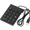 DollaTek Mini tastiera USB con una mano tastiera numerica per PC portatile compatibile con Win7/8/NT/ME/2000/XP/Vista Win10/Android/Linux/ios