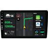 KeiDilie [6G+128G] Android 14 Autoradio 9 pollici per Audi A4 (B6/B7) | Seat Exeo Integrato Wireless CarPlay Android Auto DSP Supporto GPS Sat Nav Bluetooth 5.0 Wifi 4G DAB+ Mirror Link 360° Panoramica