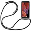 betterfon Custodia compatibile con Samsung Galaxy XCover 5, collana per smartphone con nastro, compatibile con Galaxy XCover 5, colore nero