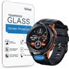 Frgnie Pellicola protettiva compatibile con OUKITEL BT10 Smartwatch da 1,43 (3 pezzi), durezza 9H, pellicola protettiva in vetro temperato per smartwatch BT10
