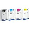 Epson 4 cartucce originali T9071 T9072 T9073 T9074 XXL nero giallo magenta ciano Workforce Pro WF-6000, WF-6090, WF-6590