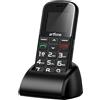 artfone CS182 Telefono Cellulare per Anziani con Tasti Grandi丨Funzione SOS丨Chiamata Rapida丨Base di Ricarica丨Funzione di orario丨1.8 Display丨Doppia SIM GSM Cellulare senior丨Volume alto丨Radio - Nero