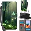 Haninsuze Cover per Xiaomi Redmi Note 10 Pro Custodia Cover Pelle Libro Portafoglio con Porta Carte Magnetica Protezione Antiurto Cuoio Flip Case Custodia Cover per Redmi Note 10 Pro, Farfalla