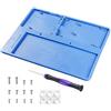 SunFounder RAB 5 in 1 Base Plate Case Compatible with Arduino R3 MEGA, Raspberry Pi 4B 3 Model B, 2 Model B and 1 Model B+ 400 800 Points Breadboard Circuit Board