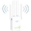 Tkimat Ripetitore Wifi potente per casa, 300Mbps Ripetitore WiFi per Casa Dual Band (2.4GHz/5GHz),con 4 Antenne ad Alto Guadagno,Estensore Amplificatore di Segnale Wi-fi,Compatibile con Tutti i Modem Router