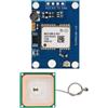 QIQIAZI GY-NEO6MV2 Modulo GPS,QIQIAZI GPS Modulo con controllo di volo dell'antenna, Modulo di controllo di volo GPS con super forte, Modulo di posizione GPS MWC IMU APM2 per Arduino