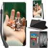 PHINIENLAND Cover per Huawei P Smart 2019 PU Pelle Custodia Flip Gatto