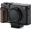 Tilta Gabbia X-E5, gabbia per fotocamera vintage compatibile con il kit base Fujifilm X-E5, con piastra di montaggio con impugnatura in legno e adattatore ARCA - Nero TA-T91-A-B