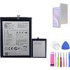 HIGHAKKU Batteria di ricambio TLP037A7 compatibile con Al-Catel TCL Plex, TCL Plex T780H TCL 10L Plex Mobile Phone