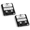 Sundely® 2 x 800 mAh Ni-Mh pacchi batteria di ricambio per radio Motorola tlkr-t3 T4 T5 T6 T7 T8 T9 XTR446 IXNN4002 A
