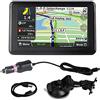 Qqmora Navigatore per auto con touch screen 5 pollici Navigazione GPS universale DDR256M 8G MP3 FM Mappa Europa 508 per parti di ricambio