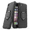 MaiJin LuluMain Compatibile con iPhone7, iPhone8 Cover, Custodia Armor Anello Cavalletto (Funziona con Il Supporto Magnetico per Auto) Case Paraurti per Apple iPhone 7, iPhone 8 (Nero)