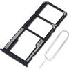 ExtKry Porta SIM per Xiaomi Redmi Note 11/11S Slot SIM qualità Originale Vassoio SIM con Pin della Scheda (Nero)