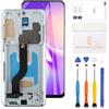 LADYSON Schermo LCD TFT per Samsung Galaxy S20 Plus 5G Sostituzione dello schermo con telaio per Samsung S20 Plus G985 G985A G985F G985P G9860 Display LCD Touch Screen Digitizer Montaggio Completo Blu