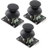 DEWOTHV KY-023 Modulo Joystick a Doppio asse CC 3,3 V - 5 V Sensore Joystick per Giochi assi XY Componente Elettronico Nero per Arduino(Confezione da 3)