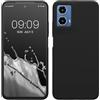 kwmobile Cover per Motorola Moto G34 5G Custodia - Back Case per Smartphone in Silicone TPU - Protezione Gommata - nero