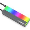 Bewinner Dissipatore di Calore SSD M.2, Dissipatore di Calore per Disco Rigido RGB a Doppia Interfaccia, Radiatore SSD da 5 V a 3 Pin con Pad Termico, Dispositivo di Raffreddamento per Disco a Stato Solido, le