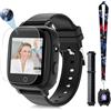 Mingfuxin Smartwatch 4G per bambini, impermeabile Smartwatch per bambini, con localizzatore GPS, videochiamate WiFi, SOS, pedometro, fotocamera, modalità scuola e geocercato per ragazzi e ragazze dai