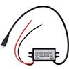 Tiardey Convertitore impermeabile da 12 V a 5 V, modulo adattatore di alimentazione DC-DC Step Down compatibile con Raspberry Pi 4, cellulare, auto (connettore USB di tipo C)