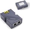 Bewinner Iniettore PoE RJ45 Ethernet Gigabit 150W Alta Velocità Protezione ESD per Reti Internet LAN