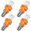 MEIRIYFA Convertitore da RF a RJ45, adattatore coassiale a Ethernet F femmina a RJ45 maschio, accoppiatori coassiali connettore dritto per tester di linea (4 pezzi)