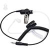 HYSHIKRA Auricolari con jack da 3,5 mm - One Ear - Trasparente con clip di fissaggio - Cuffie per radio a due vie