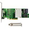 ROSE RAIN Scheda SAS HBA compatibile con LSI 9211-8i IT Mode e D2607, scheda di espansione PCIe SATA, supporto expander SAS, 8 porte 6Gbps PCIe 2.0 x8, 2× SFF-8087 interni per ZFS TrueNAS unRAID NAS