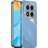 EASSGU [Telaio Elettrolitico Custodia per POCO X7 5G / Redmi Note 14 Pro 5G (6.67 Inches) Cover Protettiva in Morbido Silicone TPU - Blu navy