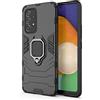 ESTH® Custodia per Samsung Galaxy A53 5G con 360° Rotante Staffa, [Compatibile con Supporto Magnetico per Auto], Cover Paraurti PC + TPU, Nero