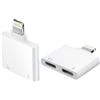 zoyuzan Adattatore Lightning Jack Cuffie Caricatore(2 Pack)Rapida Ricarica Cavo Aux Cuffiette Accessori per Apple Iphone 14 13 12 11 Pro Max 7 8 Plus X SE XS XR per iPad Air Auricolari Musica Cavi Sdoppiatore
