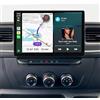 ACAVICA Autoradio 13.1 QLED 2K per Renault Master 2019-2023 - Android 14 Octa-Core, GPS, DSP, Bluetooth, Wireless CarPlay e Android Auto - Navi con retrocamera