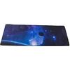 GADIRIA - Tappetino per mouse da gioco 800 x 300 mm - Tappetino antiscivolo, impermeabile e bordi rinforzati. Accessorio Gaming per mouse, tastiera, computer, scrivania (blu, XX-Large)