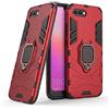 MaiJin LuluMain Compatibile con Honor10 Cover, Custodia Armor Anello Cavalletto (Funziona con Il Supporto Magnetico per Auto) Case Paraurti per Huawei Honor 10 (Rosso)