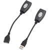Bewinner Adattatore USB 2.0 a RJ45, Prolunga USB su Adattatore RJ45 Cat6 Cat5, Prolunga USB 2.0 su Cavo Prolunga Cat per Computer, Telefoni Cellulari, Mouse, Tastiere, Dischi U, Stampanti